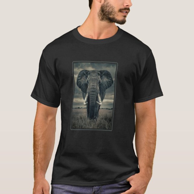 Elephants Lovers Elephant T-Shirt (Front)