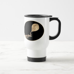 Elephants Make Full Moon Travel Mug
