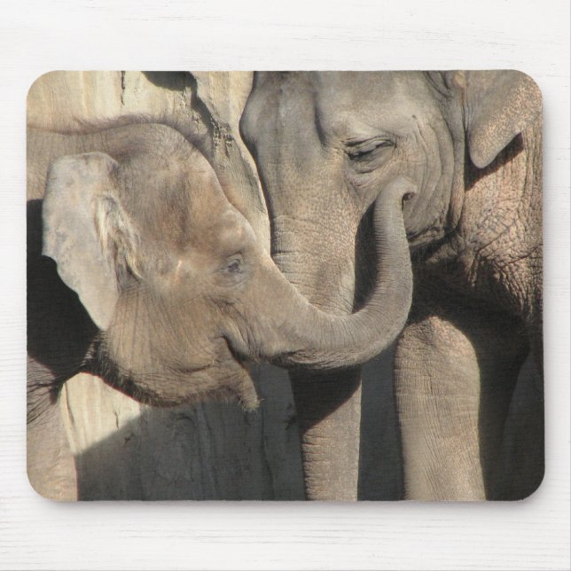 Elephants Mouse Mat (Front)