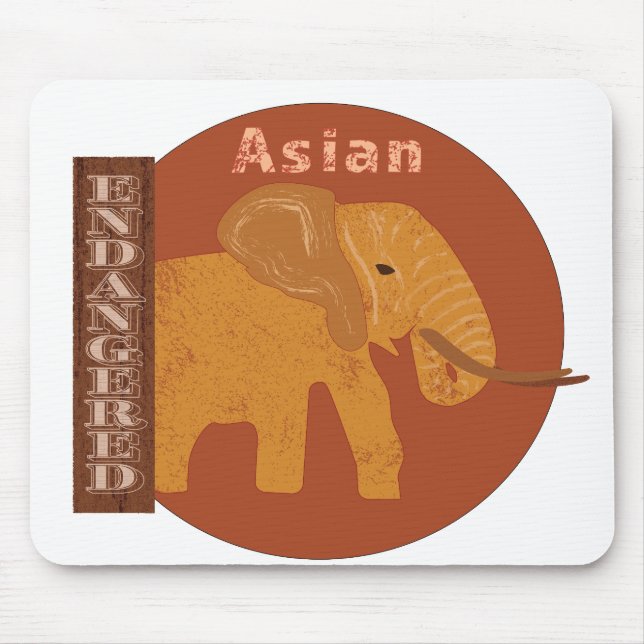 Elephants Need Our Help Mouse Mat (Front)