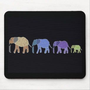 Elephants Never Forget Mouse Mat