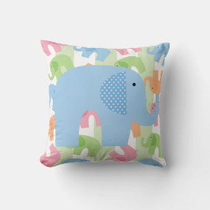 Elephants on Parade Pillow