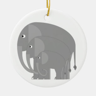 Elephants Ornament