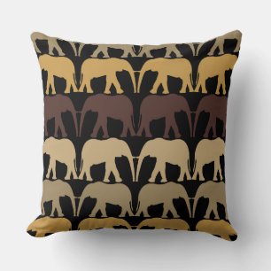 Elephants Pattern Cushion