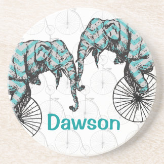 Elephants Plus Bikes Equal YIKES! Coaster