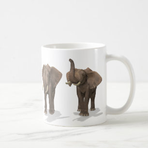 Elephants Quartet Coffee Mug