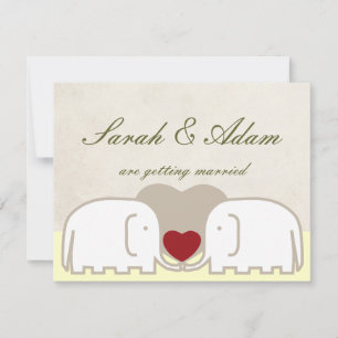 elephants row save the date