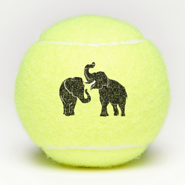 Elephants Tennis Balls (Front)