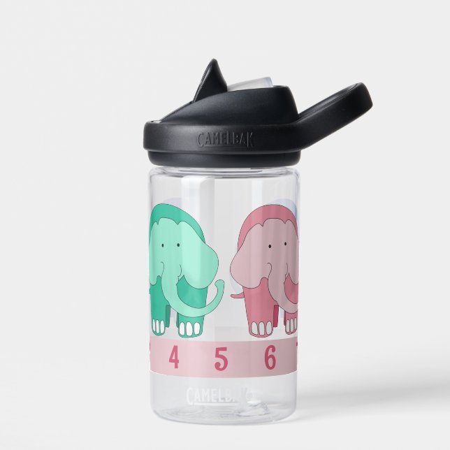 Elephants Tippy Toes Water Bottle (Left)