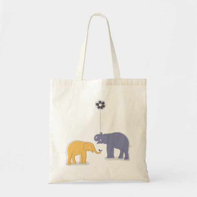 Elephants Tote Bag (Front)