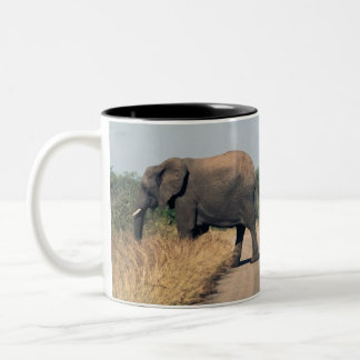 Elephants Two-Tone Coffee Mug