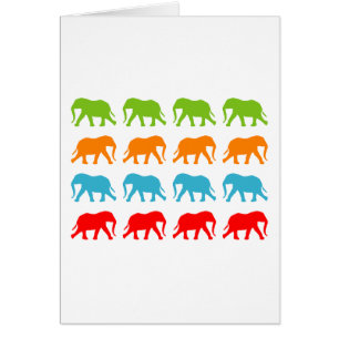 Elephants Walking Pattern