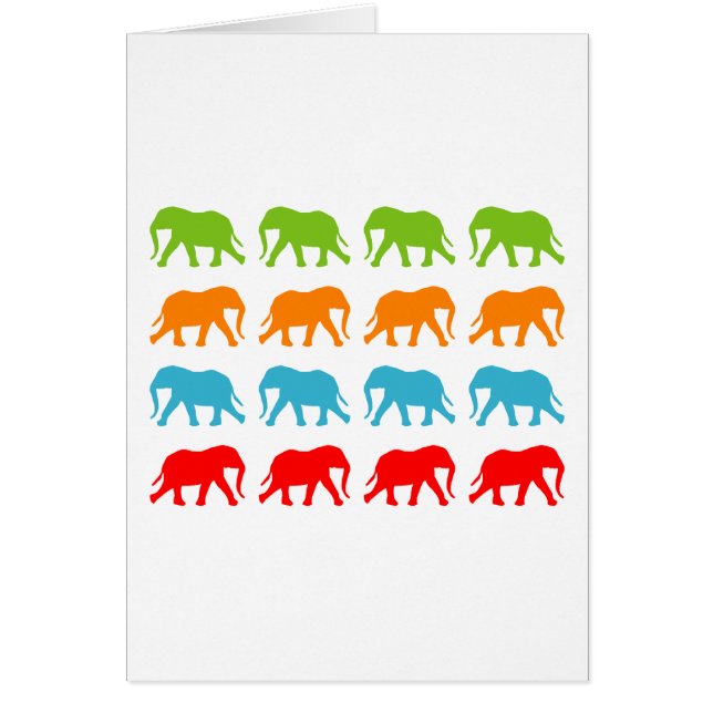 Elephants Walking Pattern (Front)