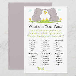 Elephants What's in your purse game