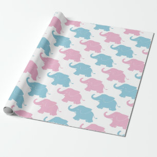 Elephants Wrapping Paper