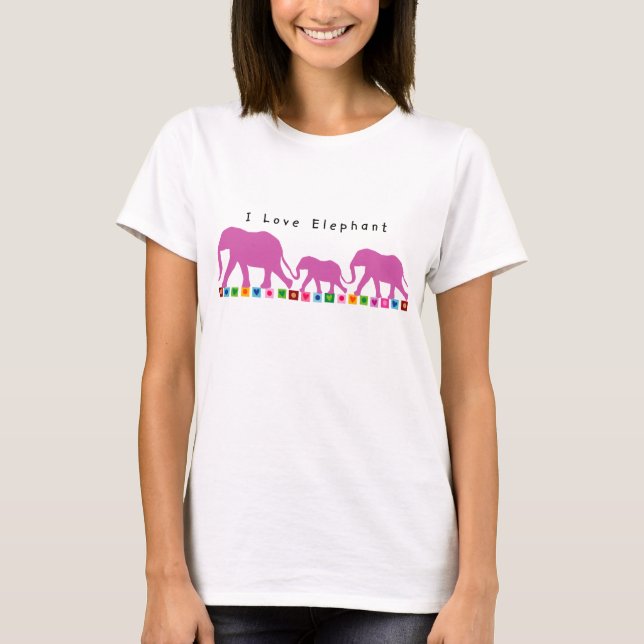 ElephantsT-Shirt T-Shirt (Front)