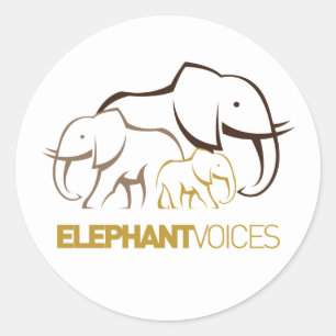 ElephantVoices Logo Sticker