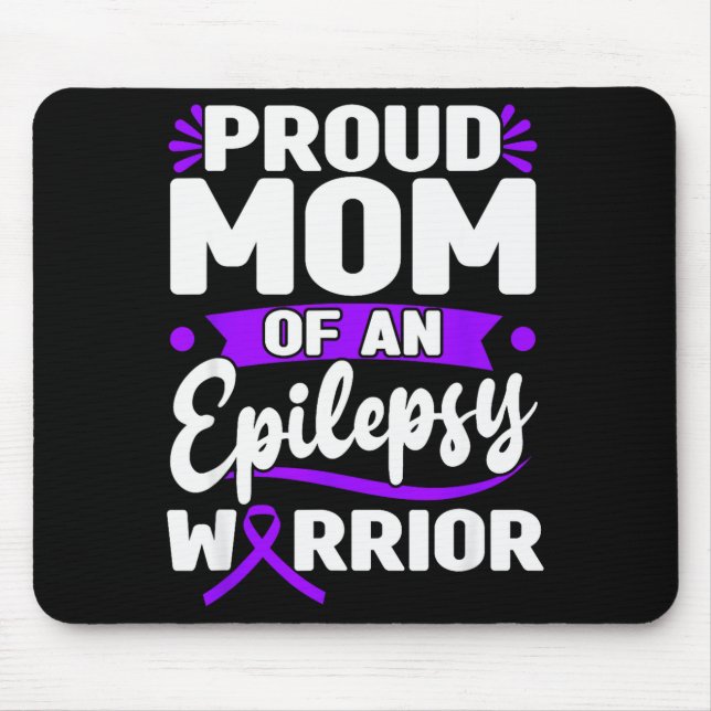 Elepsy Suprt Warrior Elepsy Awareness Month For Wo Mouse Mat (Front)