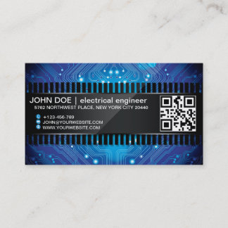 Eletronic Chip Style Business Card