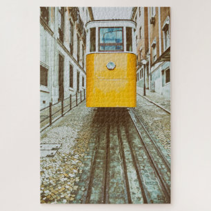 Elevador da Gloria. Lisbon, Portugal. Jigsaw Puzzle