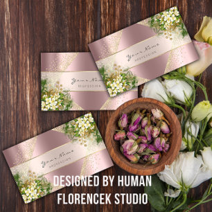 Elevate Your Brand with Event Planner & Beauty Blo Business Card