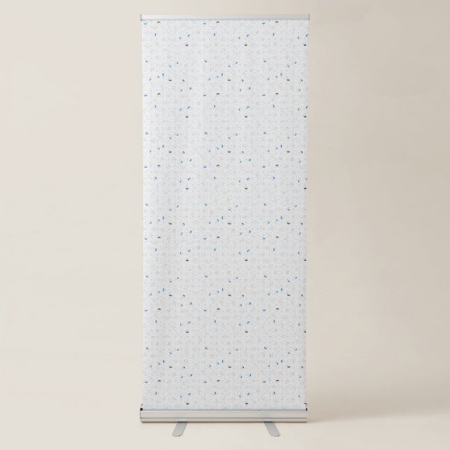 Elevate Your Brand with Vertical Retractable Banne Banner (Front)