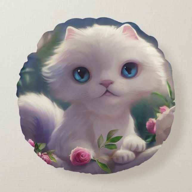Elevate Your Décor with Stunning Round Pillow  (Front)