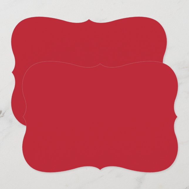 Elevate Your Design a Red Background and White  Card (Front/Back)