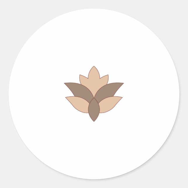 Elevate Your Design Game with ClassicRound Sticker (Front)