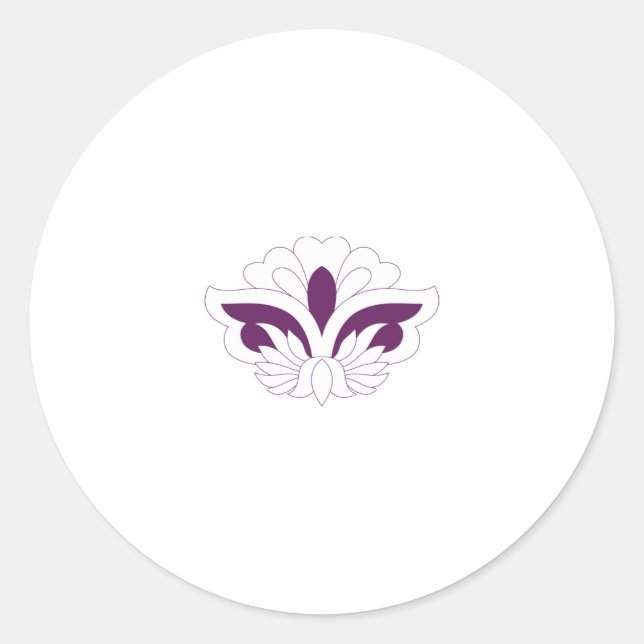 Elevate Your Design Game with ClassicRound Sticker (Front)
