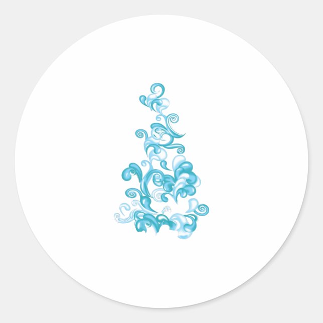 Elevate Your Design Game with ClassicRound Sticker (Front)