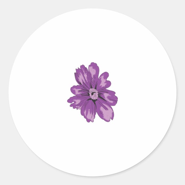 Elevate Your Design Game with ClassicRound Sticker (Front)