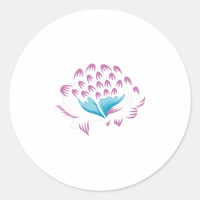 Elevate Your Design Game with ClassicRound Sticker (Front)