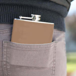 Elevate Your Design with a Brown Background Hip Flask