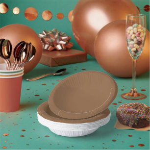 Elevate Your Design with a Brown Background Paper Plate