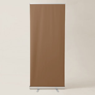 Elevate Your Design with a Brown Background Retractable Banner