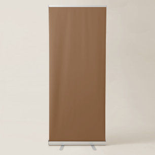 Elevate Your Design with a Brown Background Retractable Banner