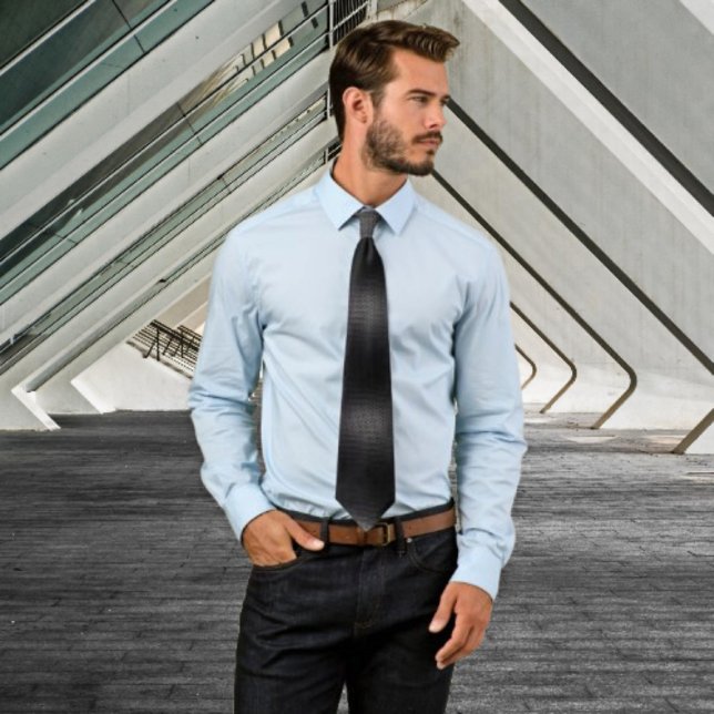 Elevate Your Look: Black Metal Mesh Tie (Creator Uploaded)