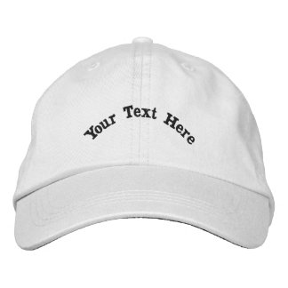 Elevate your look with Your Text Here Custom-Hat Embroidered Hat