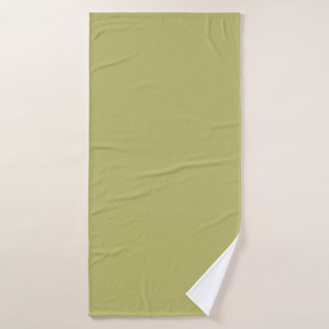 Elevate Your Routine with a Olive Green Bath Towel (Bath Towel)