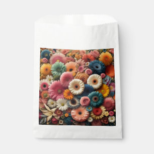 Elevate Your Space Colourful Gerbera Daisy Floral Favour Bags
