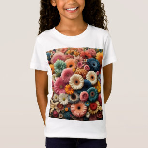 Elevate Your Space Colourful Gerbera Daisy Floral T-Shirt