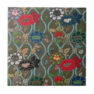 Elevate Your Space with Elegance: Japanese Floral Tile