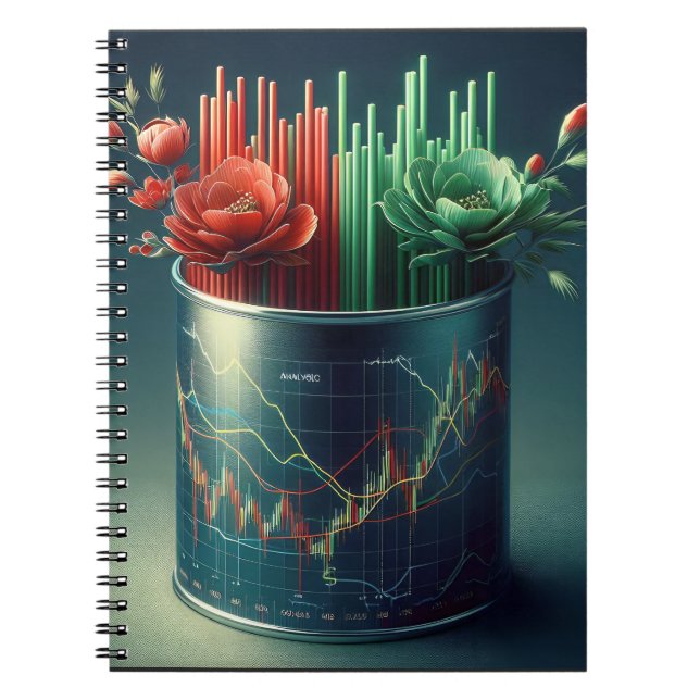 Elevate your space with trading-inspired art. 03 notebook (Front)