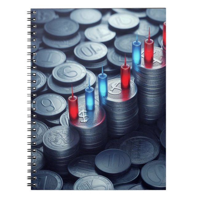 Elevate your space with trading-inspired art. 07 notebook (Front)