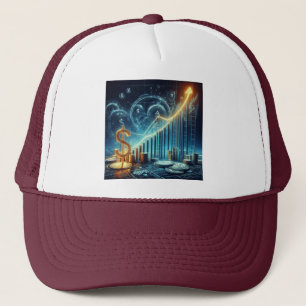 Elevate your space with trading-inspired art. 07 trucker hat