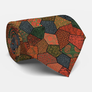 Elevate Your Style: Colourful Polygonal  Tie