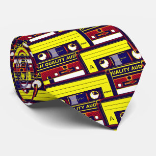 Elevate Your Style with Cassette Tape Elegance  Tie