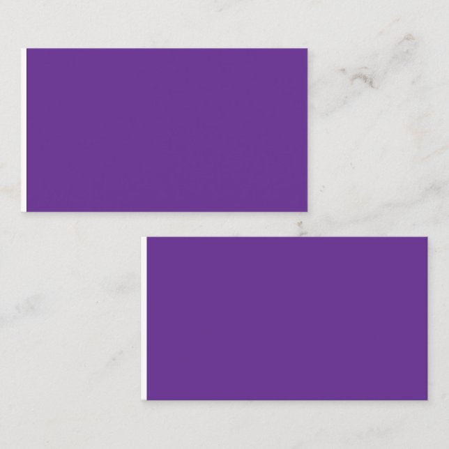 Elevate Your Website Design with a Stunning Purple Calling Card (Front/Back)