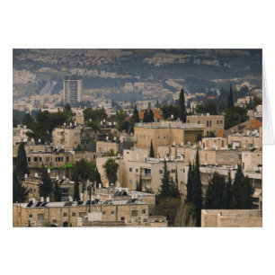 Elevated city view from Jerusalem YMCA tower